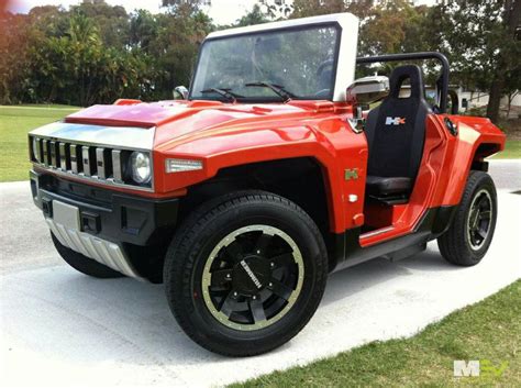 Perfect For Summer The Mev Hummer Hx T In Metallic Orange Electric