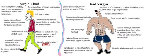 virgin chad vs thad virgin r virginvschad