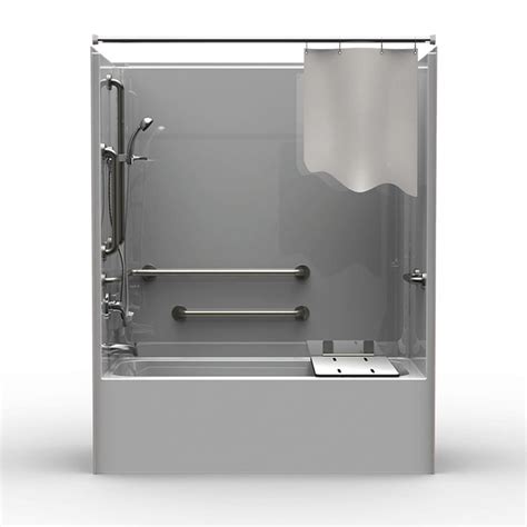 Single Piece Tub Shower 60 X 32 X 72 Shower Tub Combo CTS6032CP