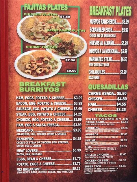 Covered in our own specialty. Menu of Paco's Tacos in Lehi, UT 84043