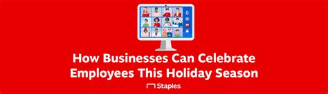 How Businesses Can Celebrate Employees This Holiday Season Staples