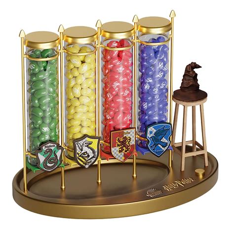 harry potter houses jelly belly counter dispenser talking sorting hat candy