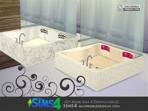 Simcredibles Valentines Day 2016 Bathtub Sims 4 Sims Sims House