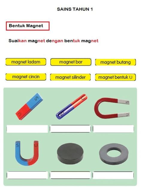 Sains Tahun 1 Online Worksheet Worksheets Tahun 1 Math Activities