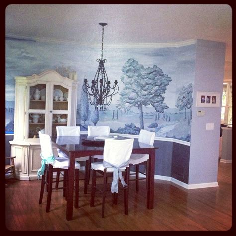 Mural Dining Room By Erin Burchwell Erin Home Decor