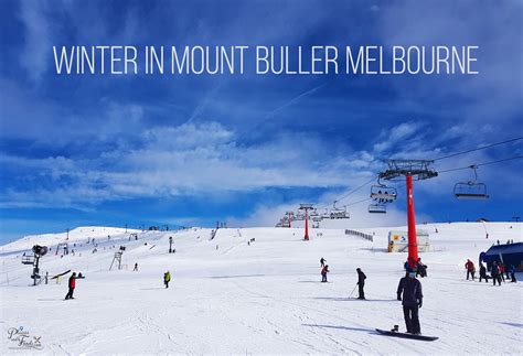 Winter In Mount Buller Melbourne Victoria Australia Snow Ski And