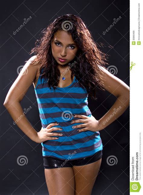 Latina Stock Image Image Of Adult Blue Girl Disco