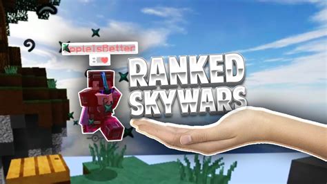 Ranked Skywars With Hands Youtube