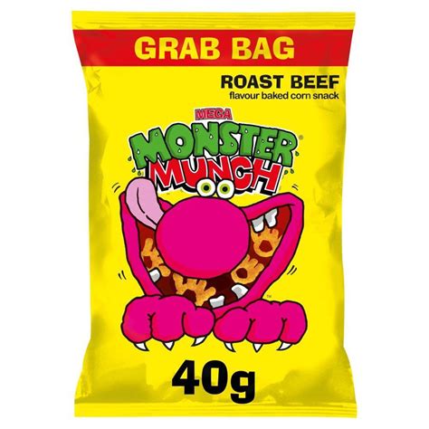 Walkers Mega Monster Munch Roast Beef G Approved Food