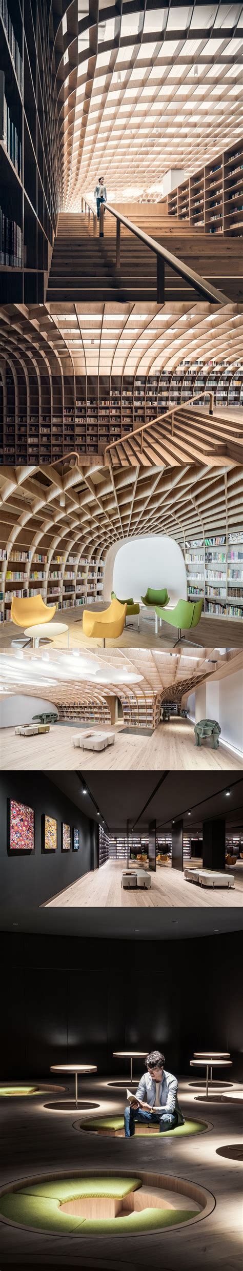 Underground Forest In Onepark Gubei Wutopia Lab Library Seating