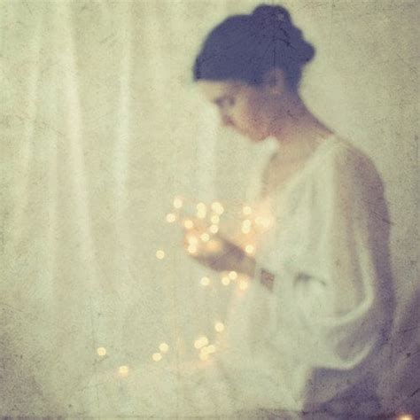 Dreamy Ethereal Portrait Fine Art Photography Sparkly Lights