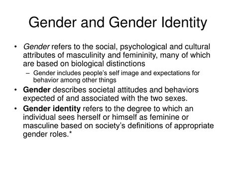 Ppt Sex Gender And Gender Role Socialization Powerpoint