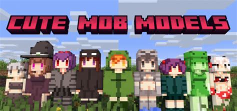 Cute Mob Model Minecraft Pe Addon