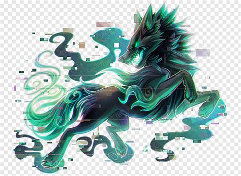 Gray Wolf Drawing Anime Puppy Art Blue Wolf Png Pngwave