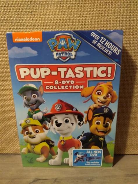 Paw Patrol Pup Tastic 8 Dvd Collection Includes Robo Dog Rescues For