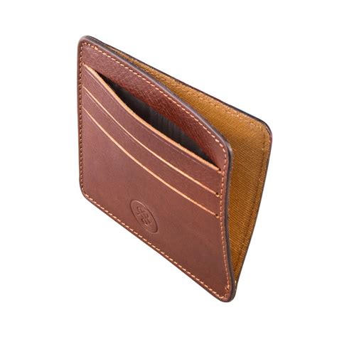 Personalised Italian Leather Card Holder By Maxwell Scott Bags