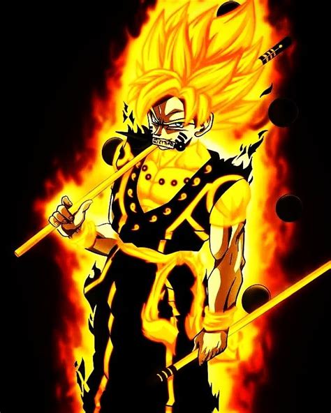 Goku Modo Sabio De Los 6 Caminos Chakra De Kurama Super Saiyajin Xd