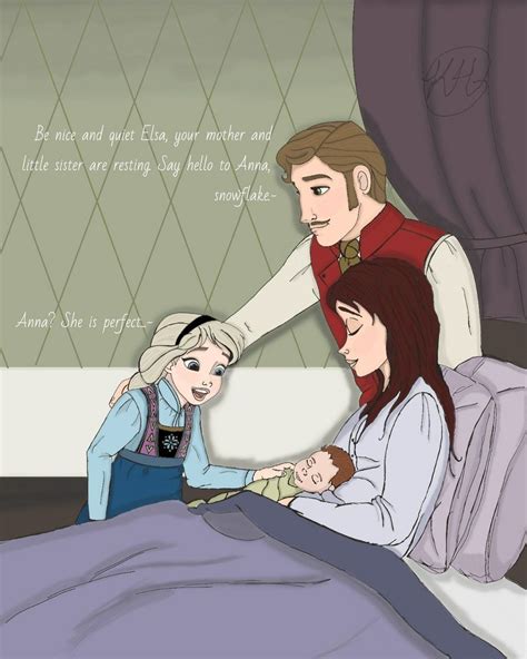 The Day Anna Was Born Disney Princess Cartoons Frozen Disney Movie Cute Disney