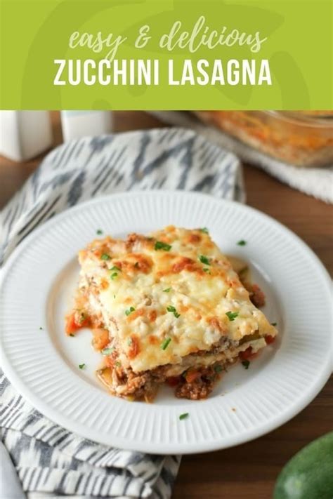 Zucchini Lasagna Recipe Super Healthy Kids