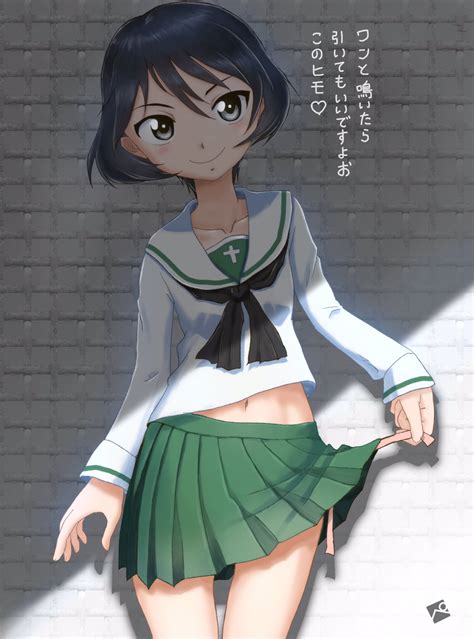 Utsugi Yuuki Girls Und Panzer Drawn By Kainushi Danbooru
