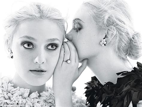 Elle Fanning Spills Secrets On Her Sister Dakota In Stunning W Magazine