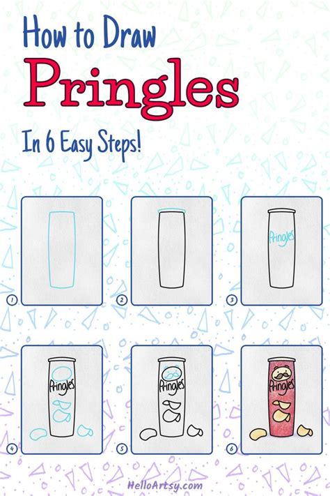 How To Draw Pringles In 6 Easy Steps Doodle Art For Beginners