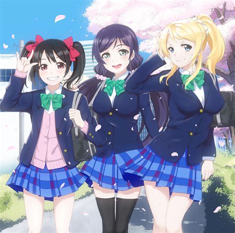 largo largo hal2001k91 ayase eli tojo nozomi yazawa nico love live love live school