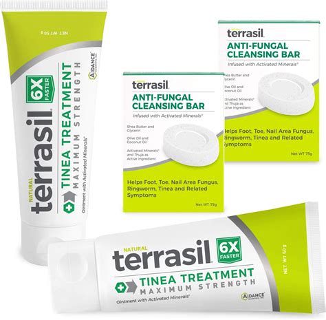 Buy Terrasil Tinea Versicolor Treatment Max Two 50g Tubes And Two Soap