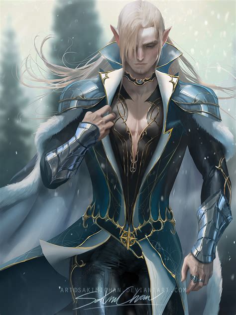 Elf Prince By Sakimichan On Deviantart Fantasy Art Men Elves Fantasy