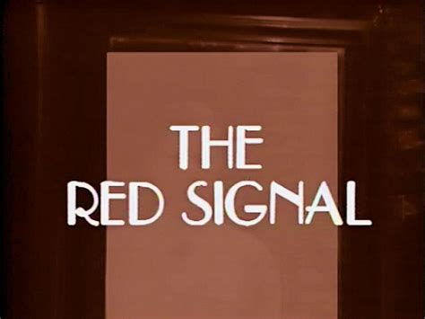 The Agatha Christie Hour The Red Signal 1982 Television Episode