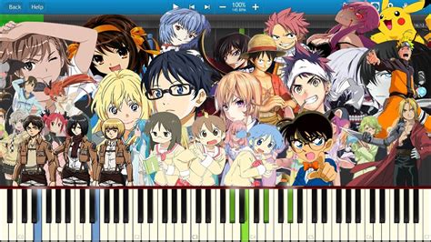 Anime Medley Piano Youtube