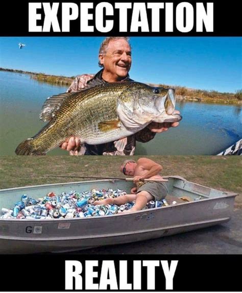 Either Way I Want To Go Fishing Funny Expectation Vs Reality