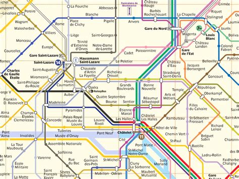Interactive Metro Map Of Paris