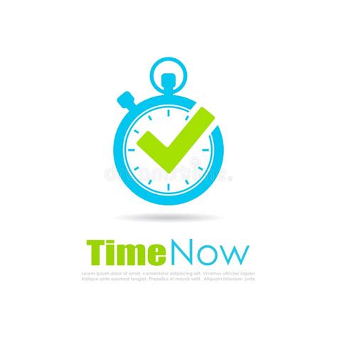 Stopwatch The Time Is Now Stock Vector Illustration Of Plan