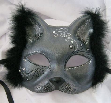 Cat Masquerade Mask Etsy Cat Masquerade Mask Masquerade Mask