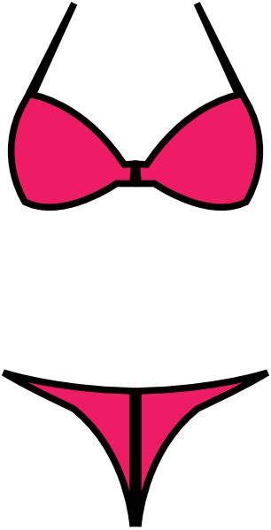 Free Clipart Girl In Bikini