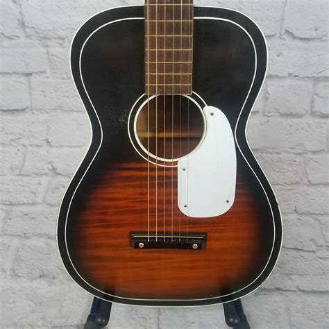Vintage 60s Silvertone 604 Parlor Acoustic Guitar Evolution Music