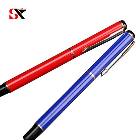 High Quality Ballpoint Metal Pen Business Red Blue And Black Three