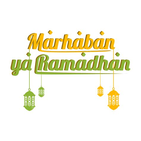 Teks Ucapan Marhaban Ya Ramadhan Dengan Ilustrasi Lentera Salam