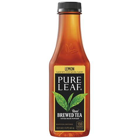 Pure Leaf Lemon Real Brewed Iced Tea 185 Oz Bottle