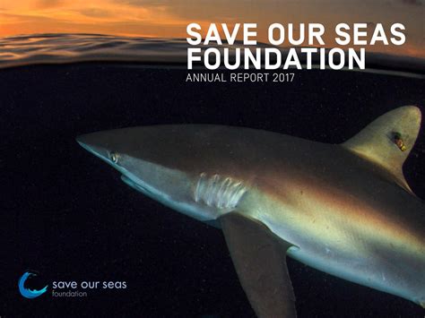 Sosf 2017 Annual Report By Save Our Seas Foundation Issuu