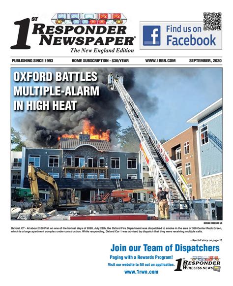 1st Responder News New England September By Belsito Communications Inc
