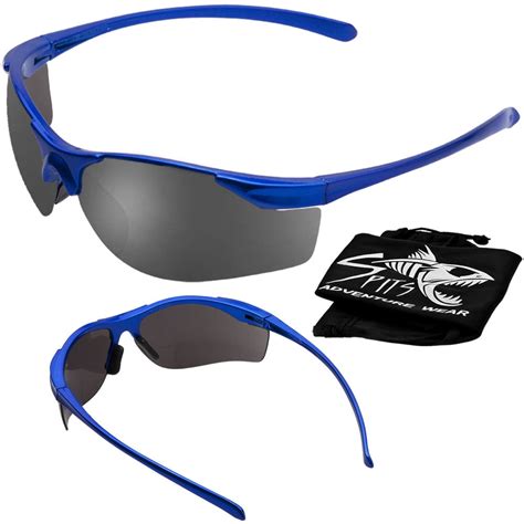 Impact Wrap Around Safety Glasses Osha Compliant Ansi Z871 Frame Color Sea Blue