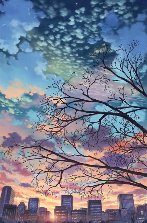Aesthetic Anime Sky Desktop Wallpapers Posted By Reginald Craig
