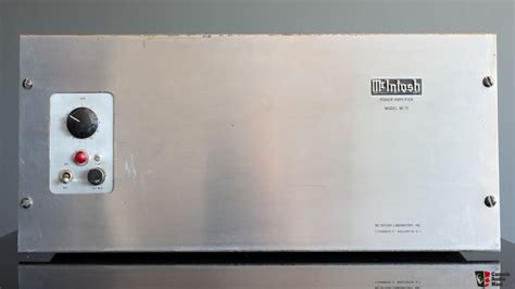 Mcintosh Vintage Mi 75 Industrial Tube Mono Power Amplifier Photo
