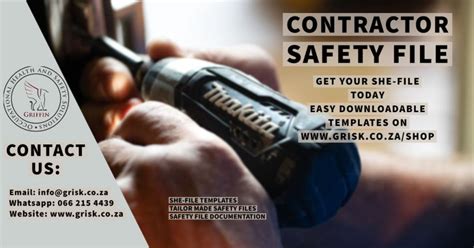 Contractor Griffin Occupational Health And Safety Solutions