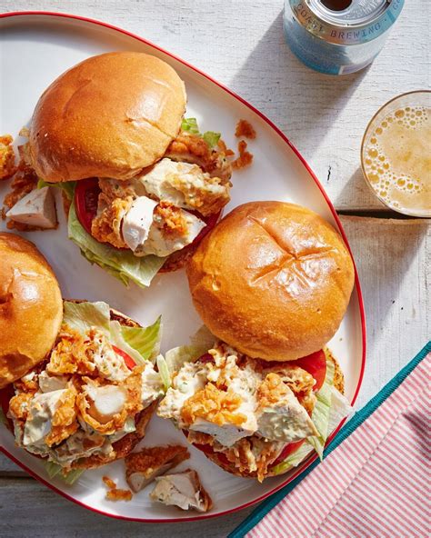 Lol not bad but was fun. Cold Fried-Chicken-Salad Sandwiches Recipe | MyRecipes