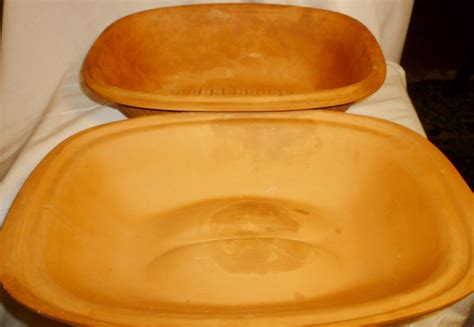 Romertopf Terra Cotta Clay Pot Baking Dutch Oven Roaster Germany Bay