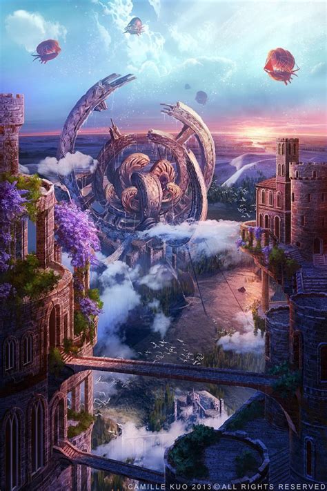 Artstation Dreamy World Camille Kuo Forexmarketcap Fantasy Art