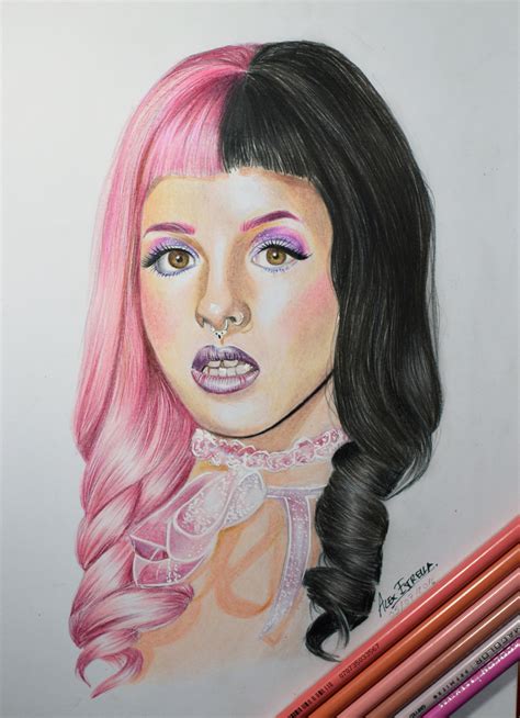 Guess i was thinking how fanatical people can be??? My Art — Melanie Martinez Drawing by Me